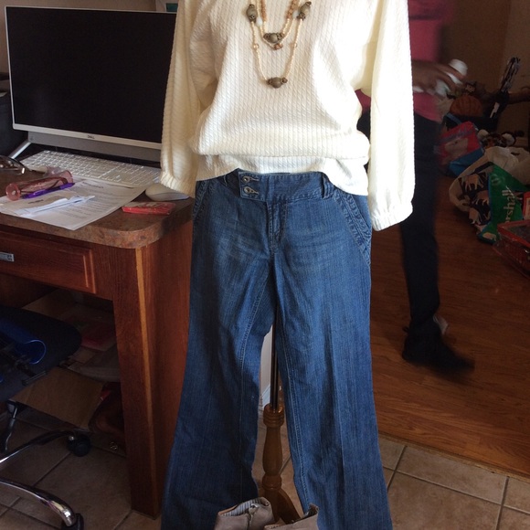 Calvin Klein Choice Trouser Blue Jeans Size 27, USED - Picture 1 of 15